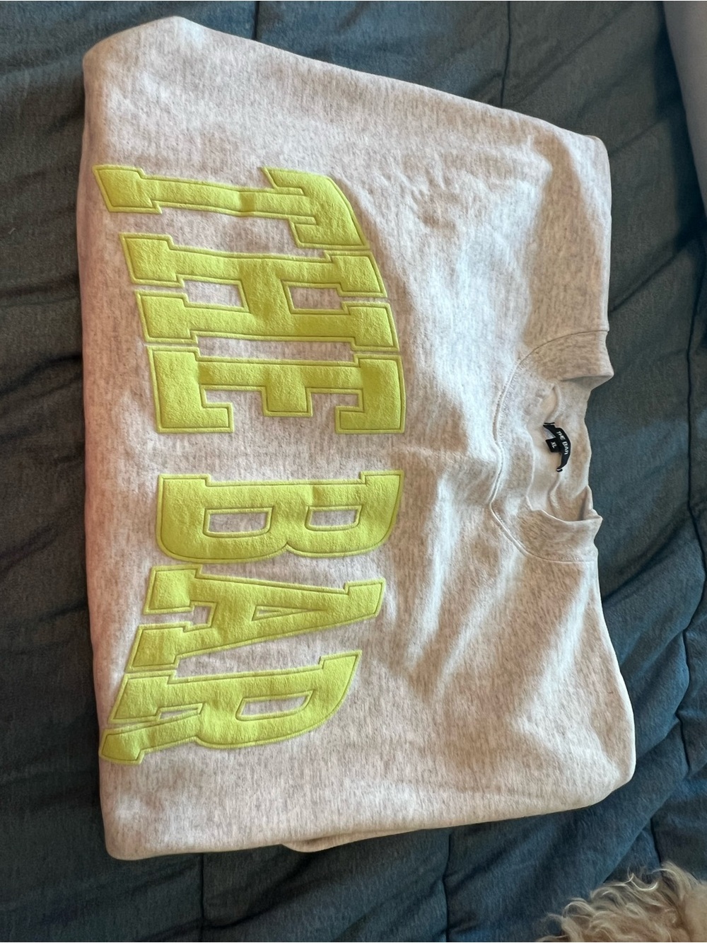 THE BAR Gray Crewneck is Sweater